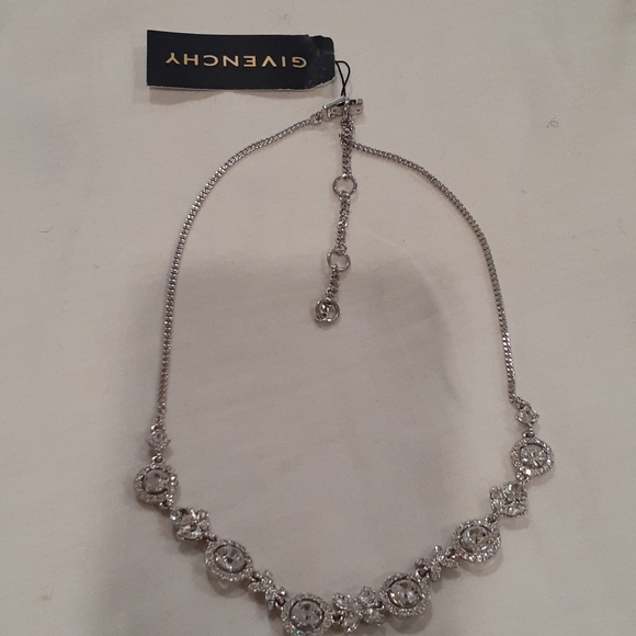 AUTHENTIC New !Givenchy Multi crystal collar necklace - Picture 2 of 6